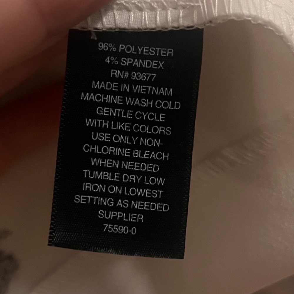 WORTHINGTON Floral Black & White Blazer: Sz L - Picture 4 of 6